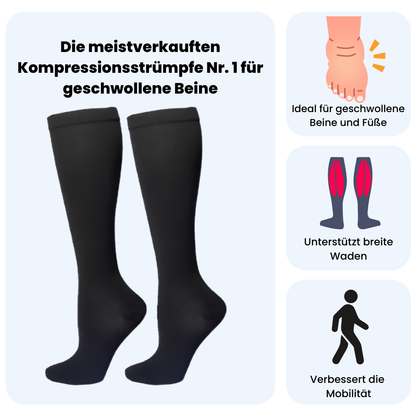 OrthoFlex Premium Kompressionsstrümpfe gegen geschwollene Beine