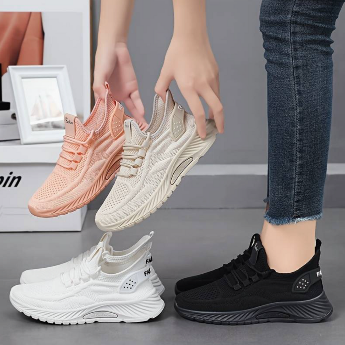 CLOUD Pro – Ergonomische & Leichte Damen-Sneaker mit breiter Zehenbox (Unisex)