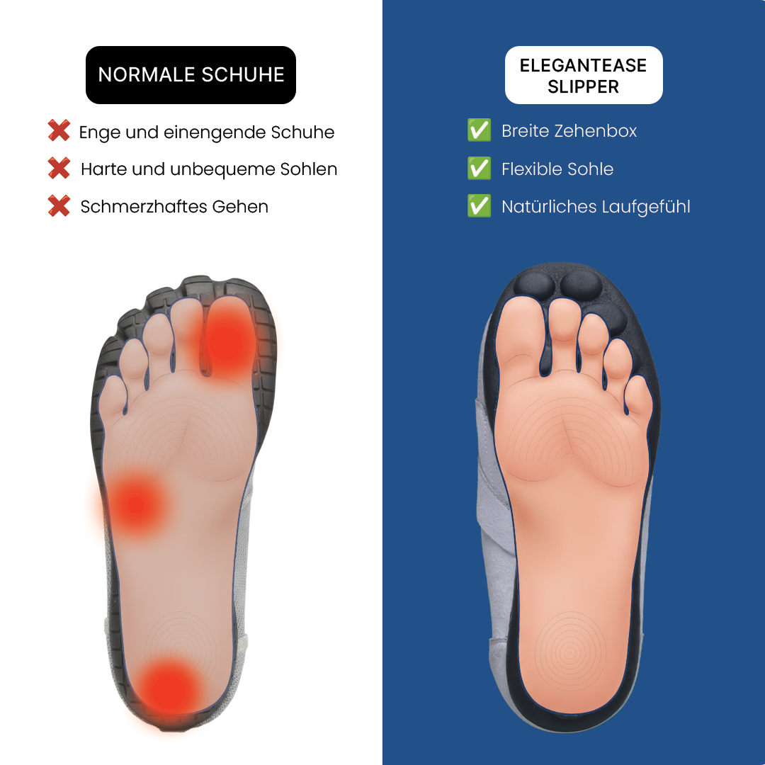 ElegantEase Slipper – Orthopädischer Komfort