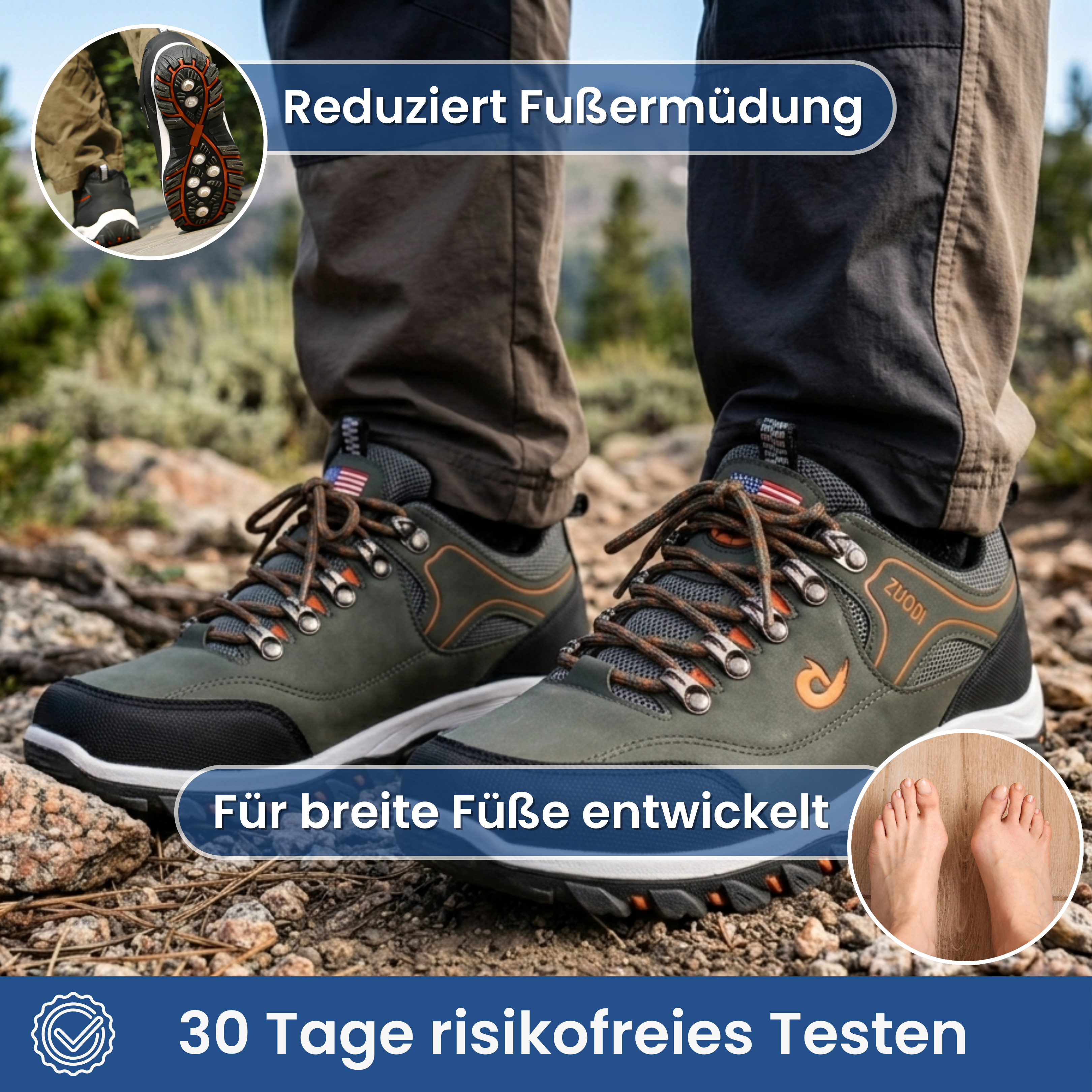 Orthopädische Wanderschuhe - Ergoflex