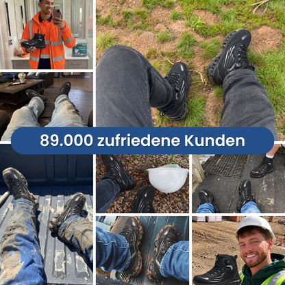 TURBOSTAHL S3 Pro – Leichter Sicherheitsschuh mit Drehverschluss & Luftpolster-Dämpfung